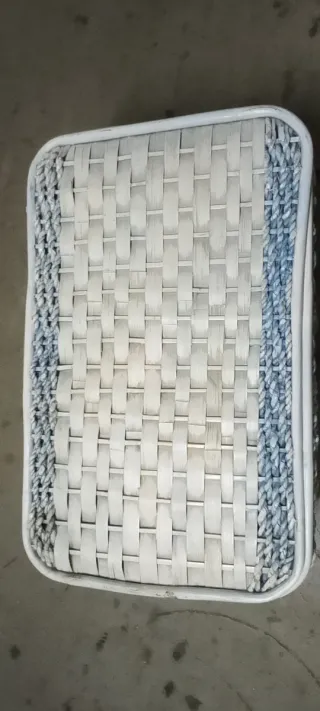 Baúl mimbre infantil circo