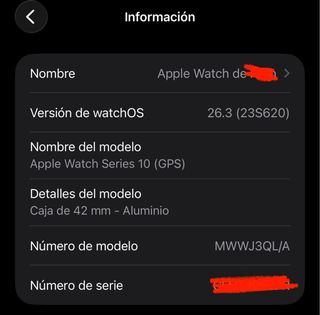 Apple Watch Series 10 de 42mm Oro Rosa