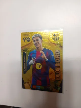 Cromo Panini Lamine Yamal Balón de Oro