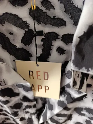 Camicia donna RED APPLE oversize fantasia maculata