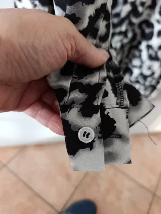 Camicia donna RED APPLE oversize fantasia maculata