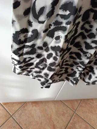 Camicia donna RED APPLE oversize fantasia maculata