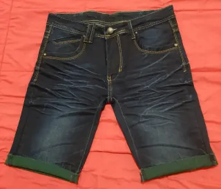 Pantalón corto vaquero azul talla 40