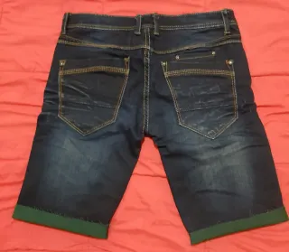 Pantalón corto vaquero azul talla 40
