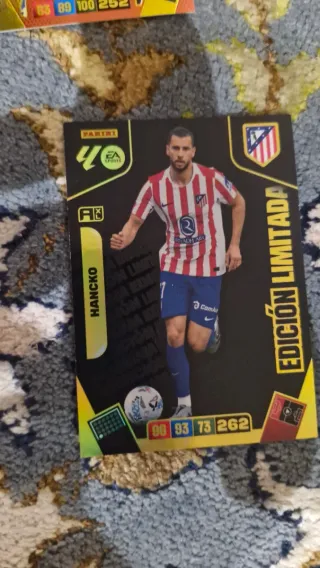Cromo de fútbol Panini Edición Limitada