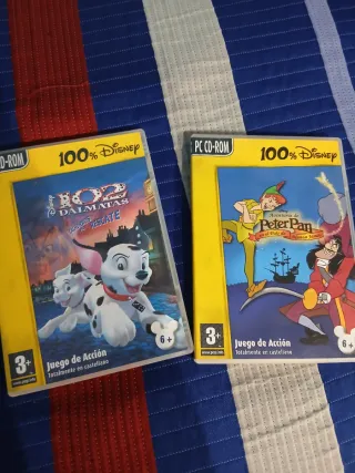 Juegos PC CD-ROM Disney 102 Dálmatas y Peter Pan