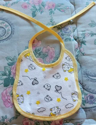 Set di tre bavaglini, "Primi giorni", RobyBaby