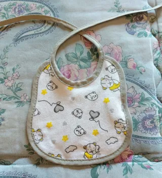 Set di tre bavaglini, "Primi giorni", RobyBaby