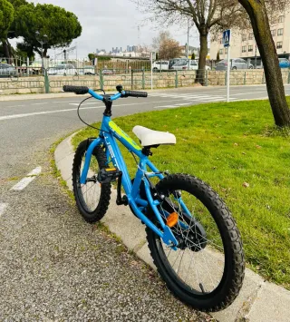 Bicicleta infantil azul 17 pulgadas
