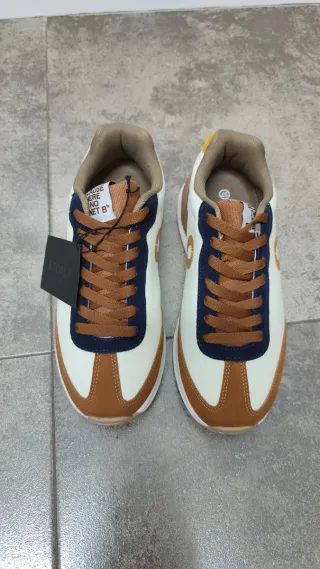 Zapatillas Ecoalf Marrón y Blanco