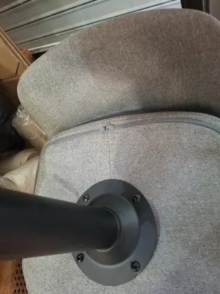 Taburetes de bar grises (4 unidades)