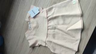 Vestido bebé niña rosa 9 meses