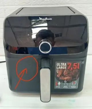 Moulinex Easy Fry Mega, Freidora de aire XL 7,5 L