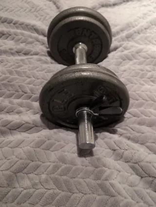 Mancuerna ajustable hasta 12 kgs