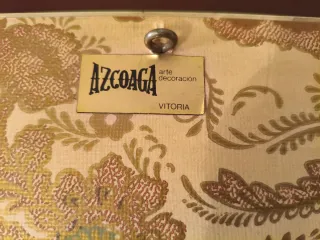 Pintura sobre seda en  marco artesanal