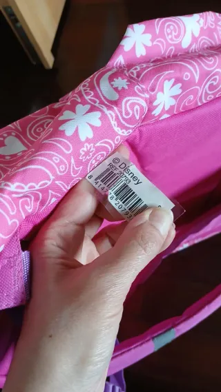 Mochila Escolar Disney Violetta Rosa