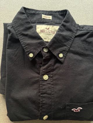 Camisa Hollister Negra Talla L
