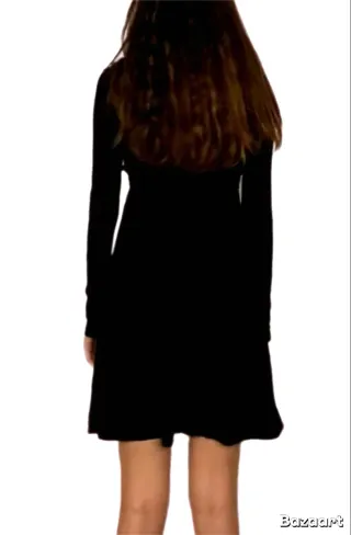 Twinset Abito Longuette Chic Jersey Crêpe Nero