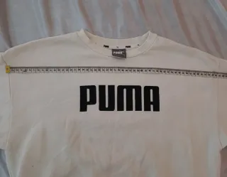 Sudadera Puma Talla L Blanca Hueso