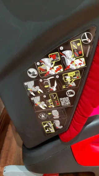 Silla coche Britax Römer FixKid Roja