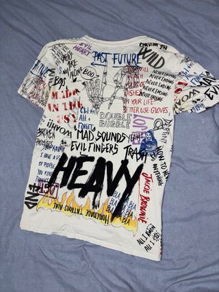 Camiseta Estampada Graffiti Forever Young Squad