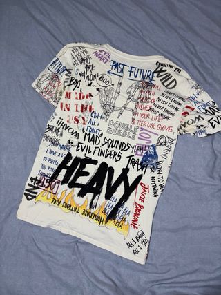 Camiseta Estampada Graffiti Forever Young Squad