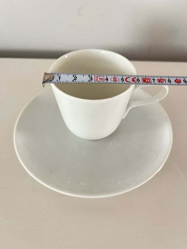Taza y platillo de porcelana de Rosenthal