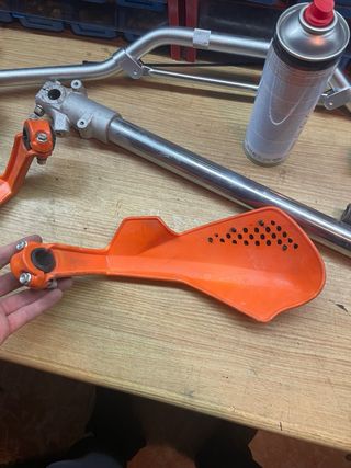 Paramanos Moto Polisport Naranja