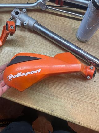 Paramanos Moto Polisport Naranja