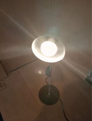 Flexo de escritorio gris