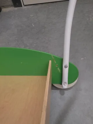 Correpasillos Ikea madera y metal