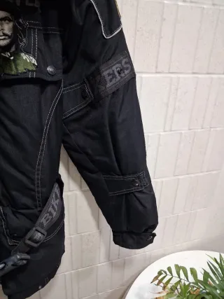 Chaqueta Moto Cordura Negra