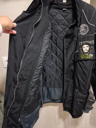 Chaqueta Moto Cordura Negra