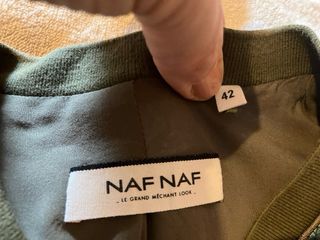 Chaqueta Bomber Naf Naf Estampado Floral Japonés
