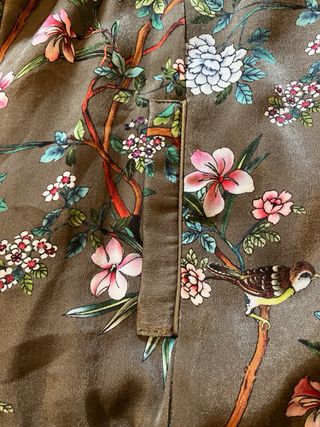 Chaqueta Bomber Naf Naf Estampado Floral Japonés