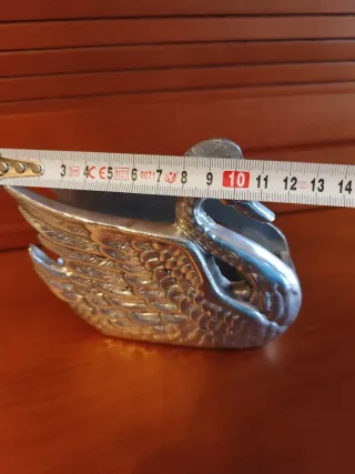 Servilletero Cisne Metal Plateado