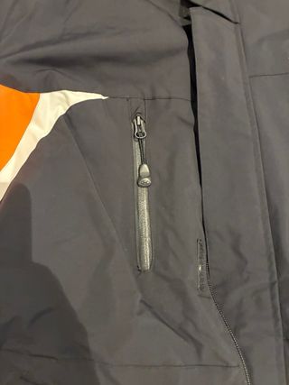 Anorak esquí/montaña negro y naranja