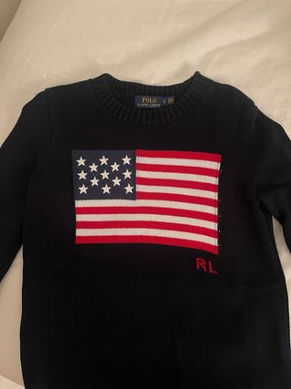 Jersey Ralph Lauren Bandera USA Talla S