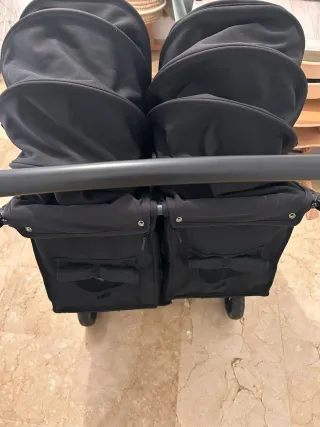 Carro Gemelar Baby Monster Easy Twin 3