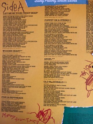 Elvis Presley Sings for Children and Grownups Too!