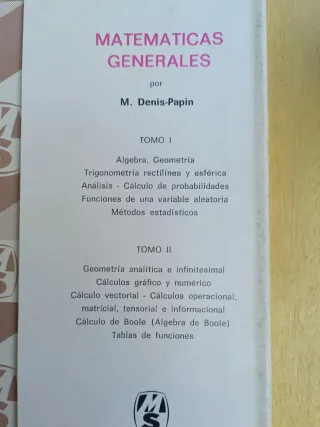 Matemáticas generales