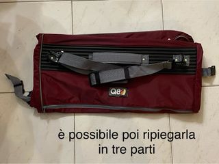 Borsa porta abiti da viaggio Q8 rossa