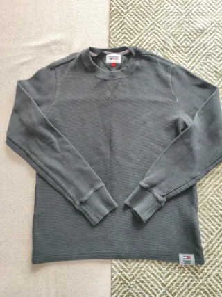 Sudadera Tommy Jeans Talla S Gris