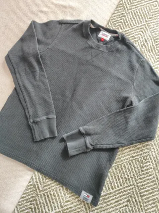 Sudadera Tommy Jeans Talla S Gris