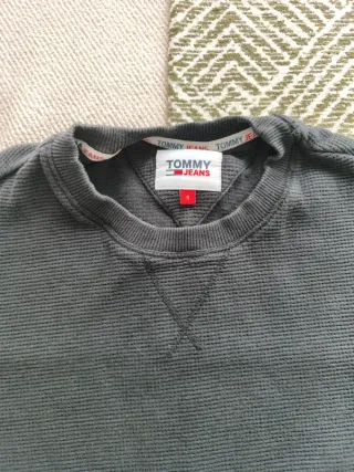 Sudadera Tommy Jeans Talla S Gris