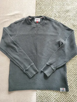 Sudadera Tommy Jeans Talla S Gris