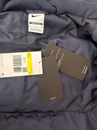 Parka Nike Azul con Capucha