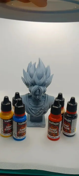 Figura 3D Resina Impresa