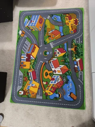 Alfombra infantil de juegos ciudad