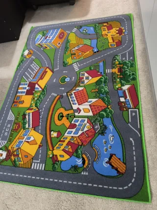 Alfombra infantil de juegos ciudad
